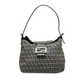 Fendi Zucchino Double Flap Shoulder Bag