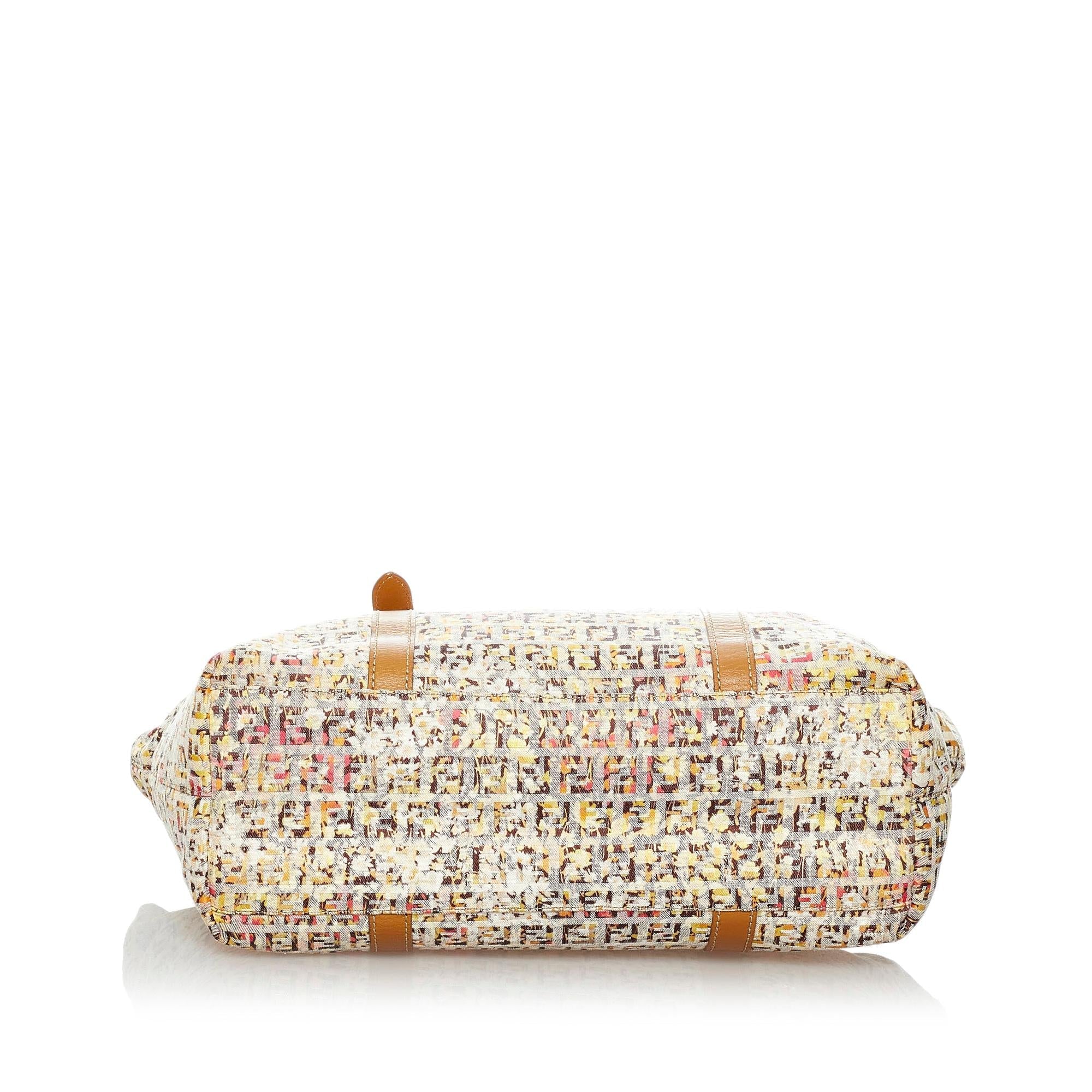 Fendi Zucchino Floral Tote Bag (SHG-30147)