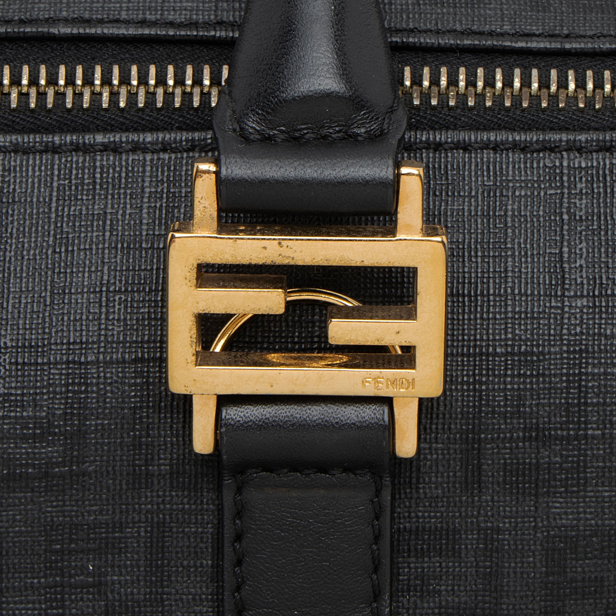 Fendi Zucchino Forever Boston Bag (SHF-1JxLMP)
