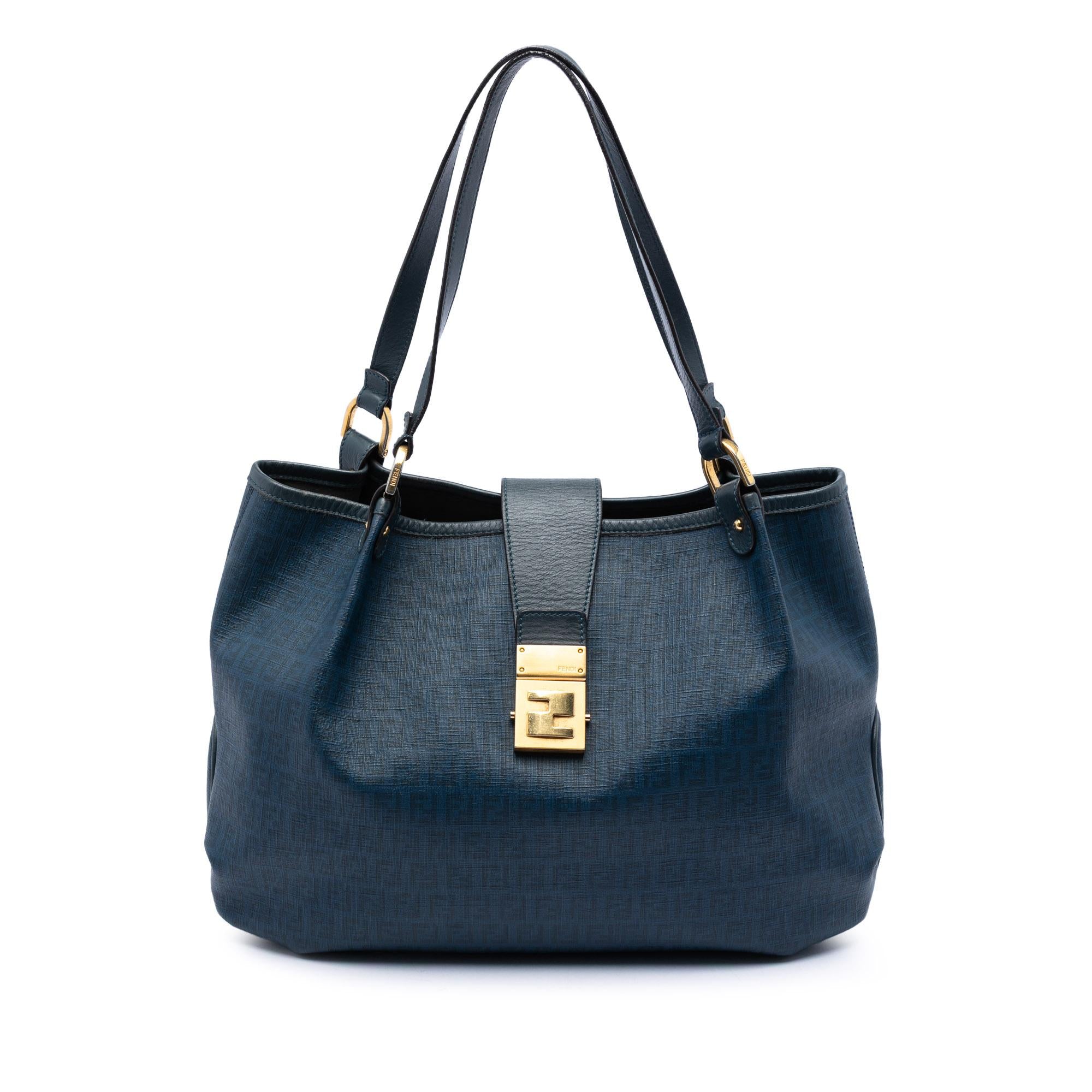 Fendi Zucchino Spalmati Chiusura Tote