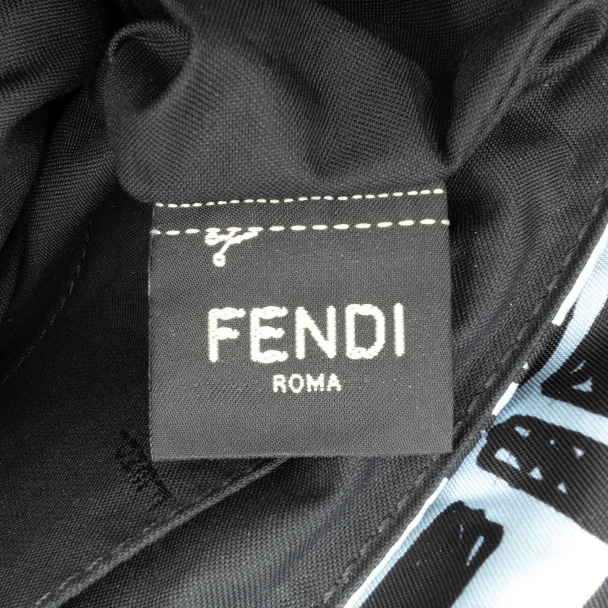 Fendi x Joshua Vides Mini Zucca Nylon Convertible Baguette Belt Bag (SHG-oO8sSN)