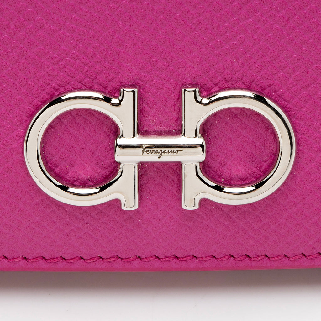 Ferragamo Calfskin Gancini Continental Wallet