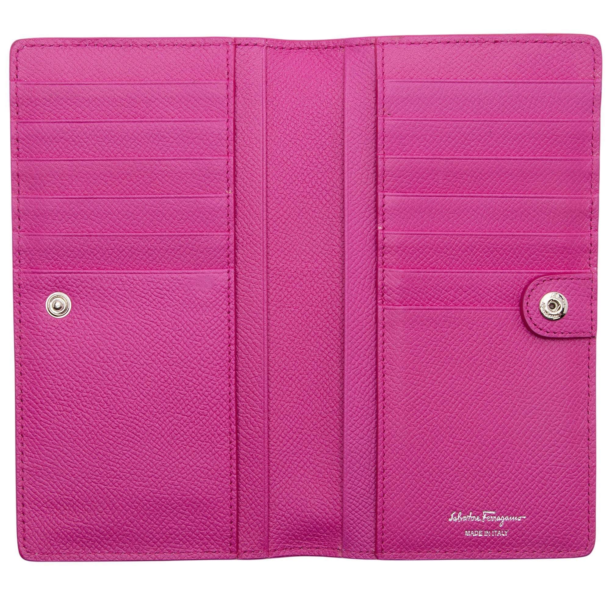 Ferragamo Calfskin Gancini Continental Wallet