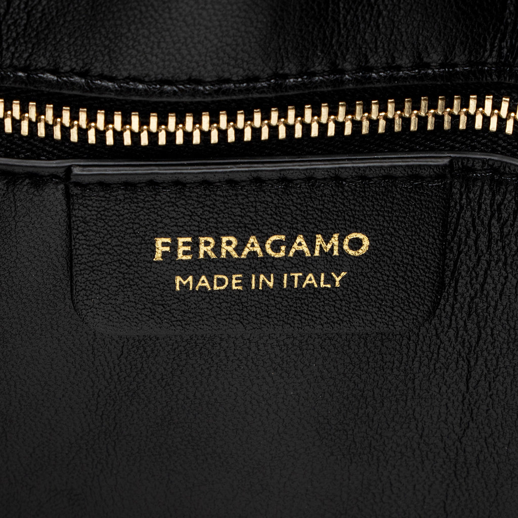 Ferragamo Calfskin Panelled Design Tote