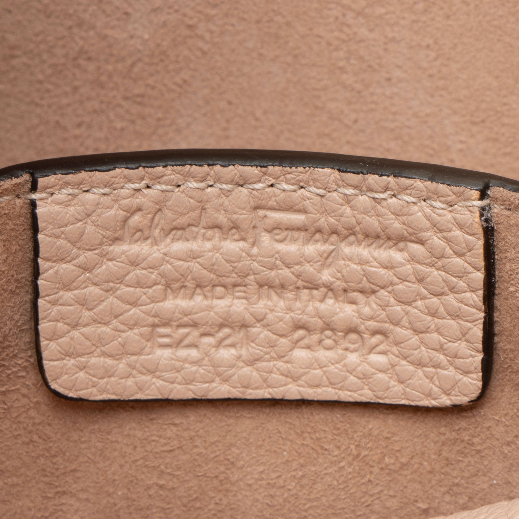 Ferragamo Calfskin Gancini Studio Bucket Bag