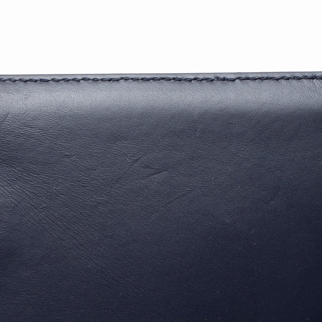 Ferragamo Calfskin Suede Vara Bow Chain Flap Bag