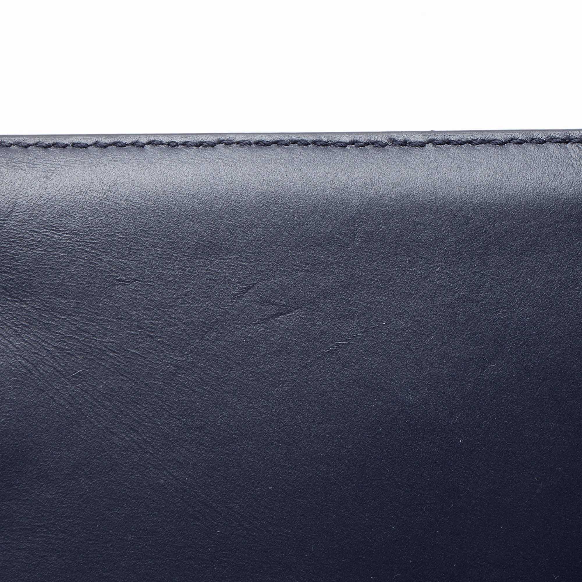 Ferragamo Calfskin Suede Vara Bow Chain Flap Bag
