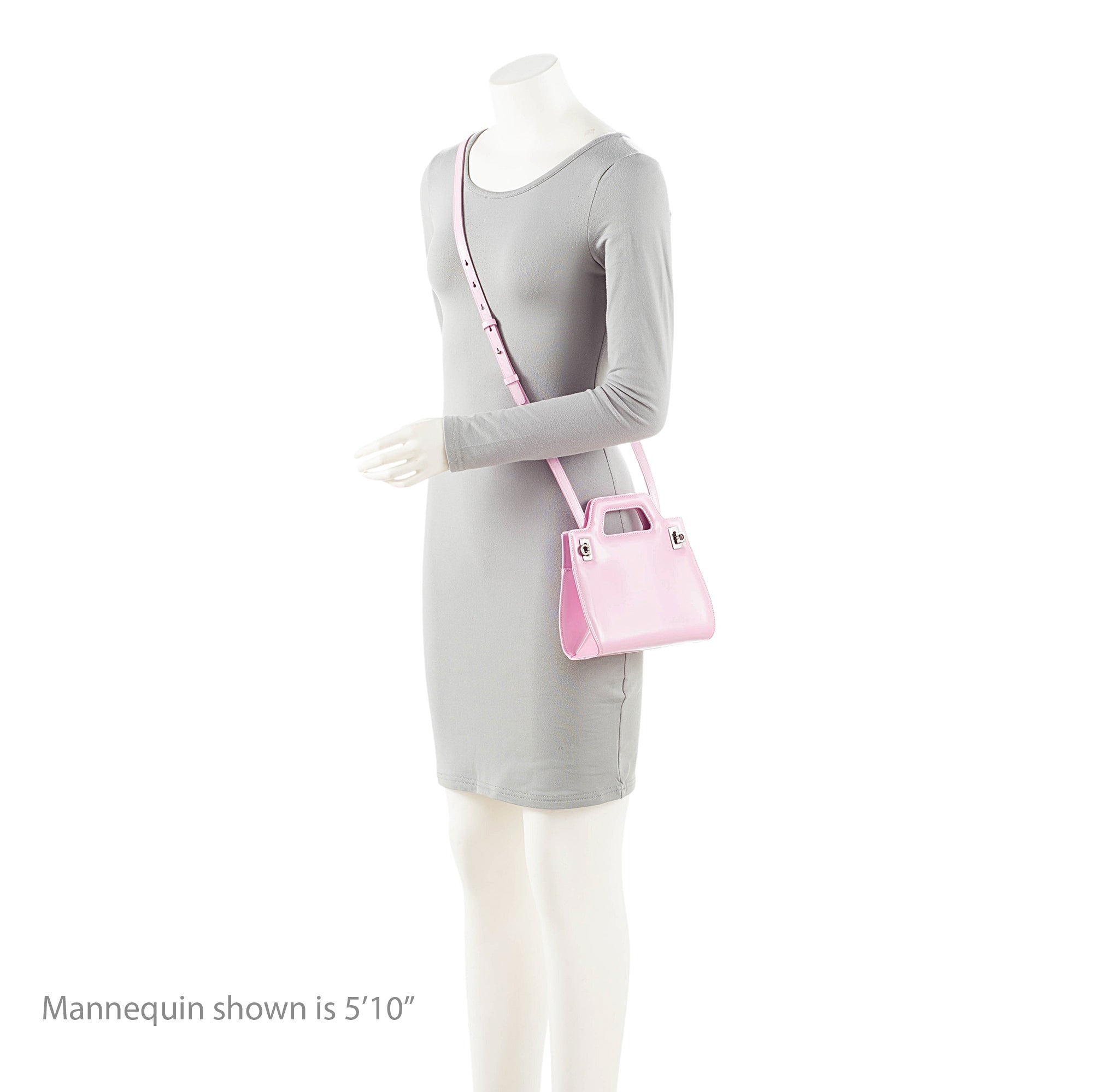 Ferragamo Calfskin Wanda Mini Top Handle