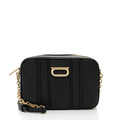 Ferragamo Embossed Leather Gancini Chain Camera Bag