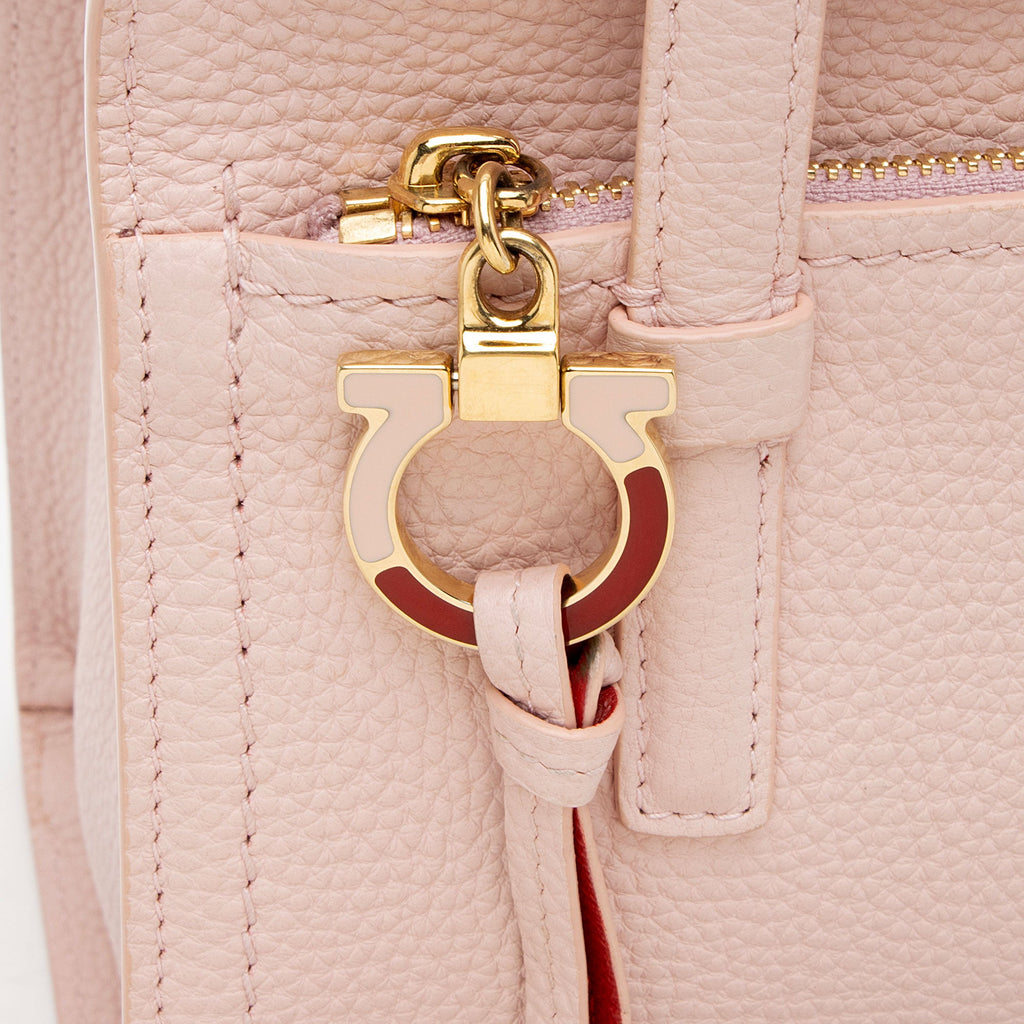 Ferragamo Leather Amy Small Tote