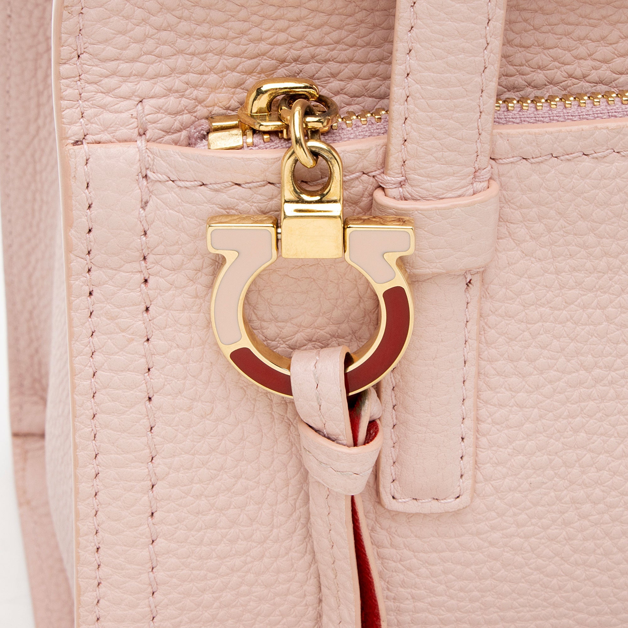 Ferragamo Leather Amy Small Tote