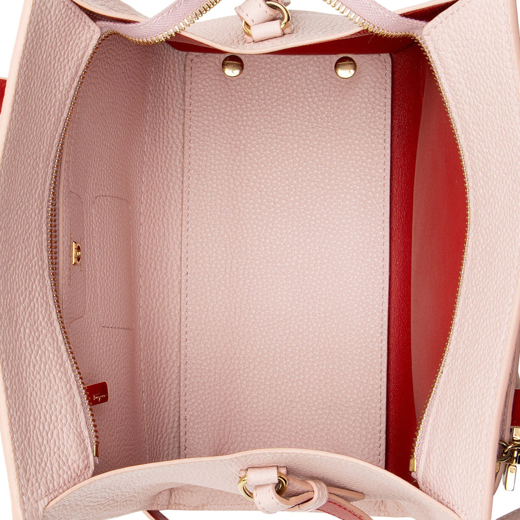 Ferragamo Leather Amy Small Tote