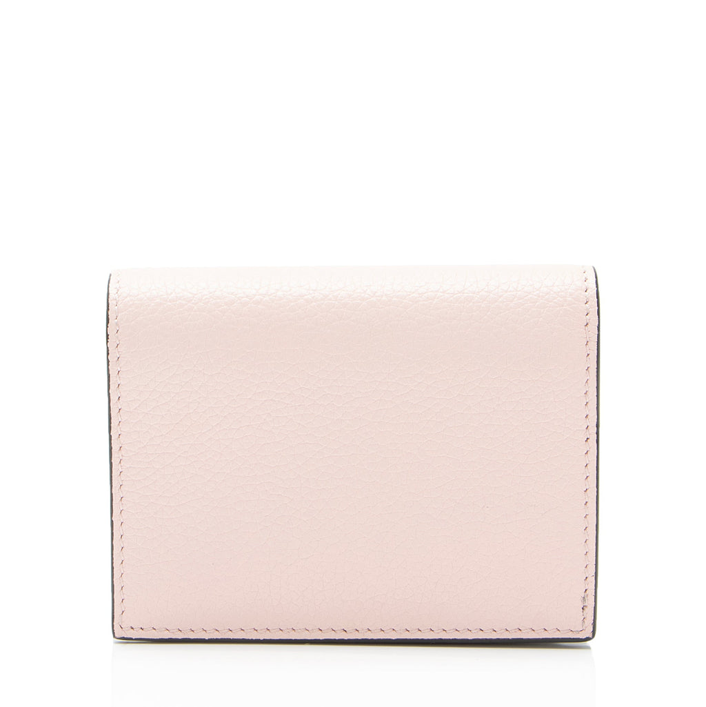 Ferragamo Leather Gancini Travel Wallet