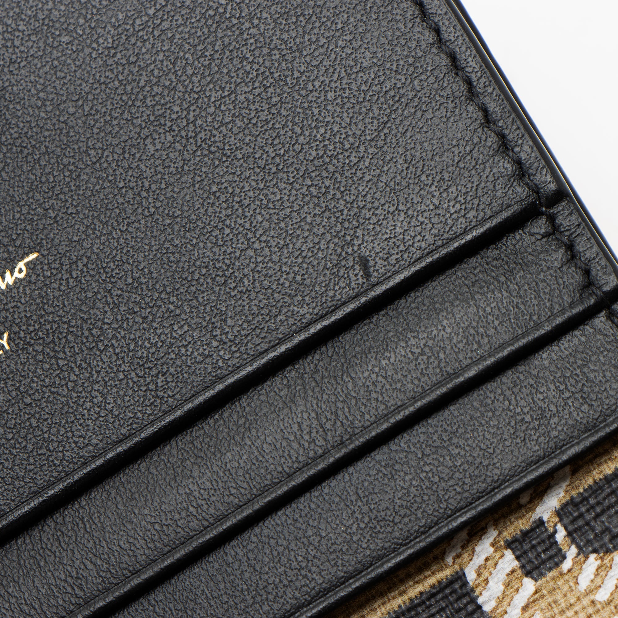 Ferragamo Leather Gancini Travel Wallet