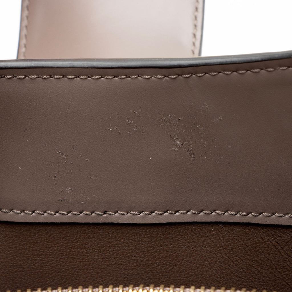 Ferragamo Leather Gancio Trifolio Large Shoulder Bag