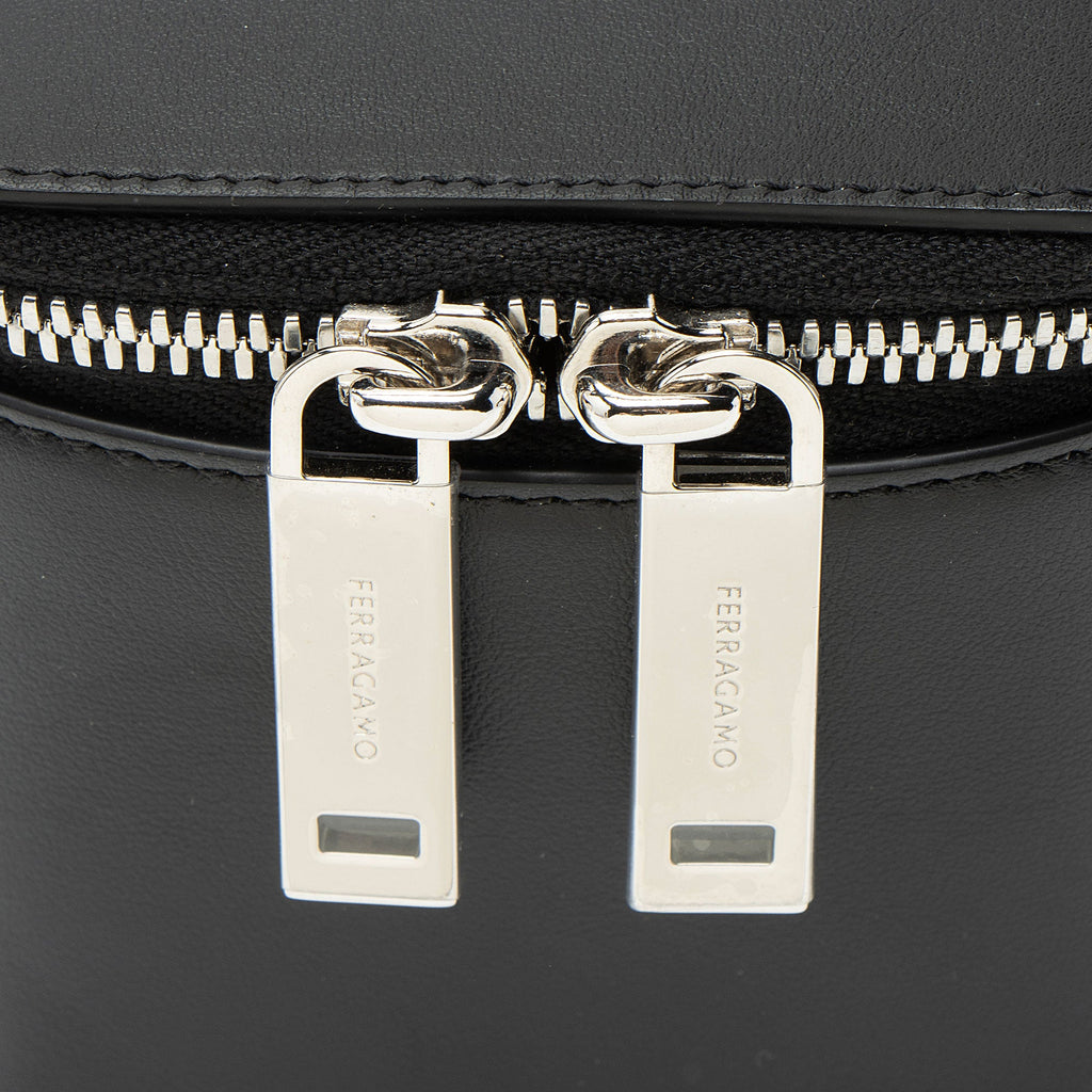 Ferragamo Leather Micro Vanity Case