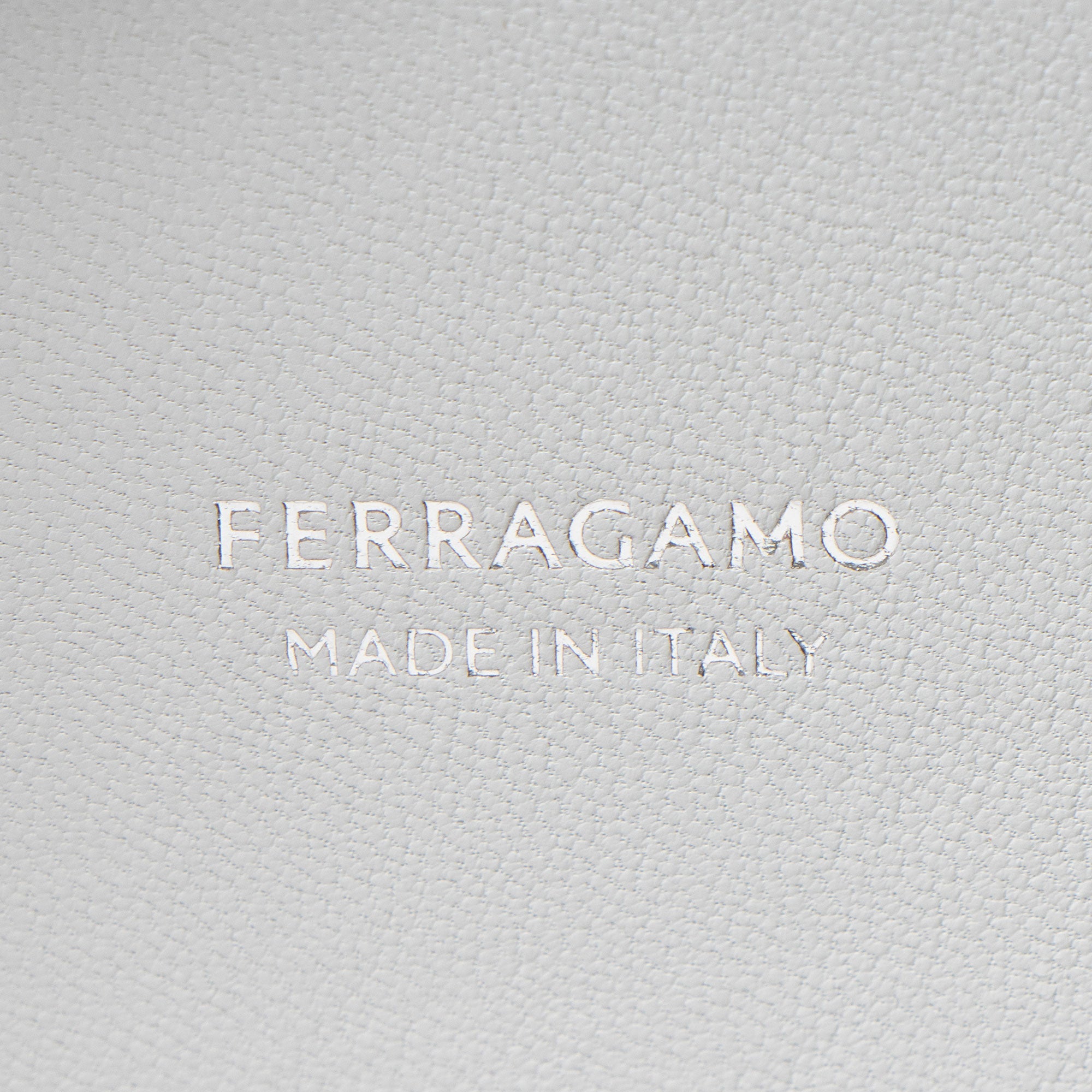 Ferragamo Leather Micro Vanity Case