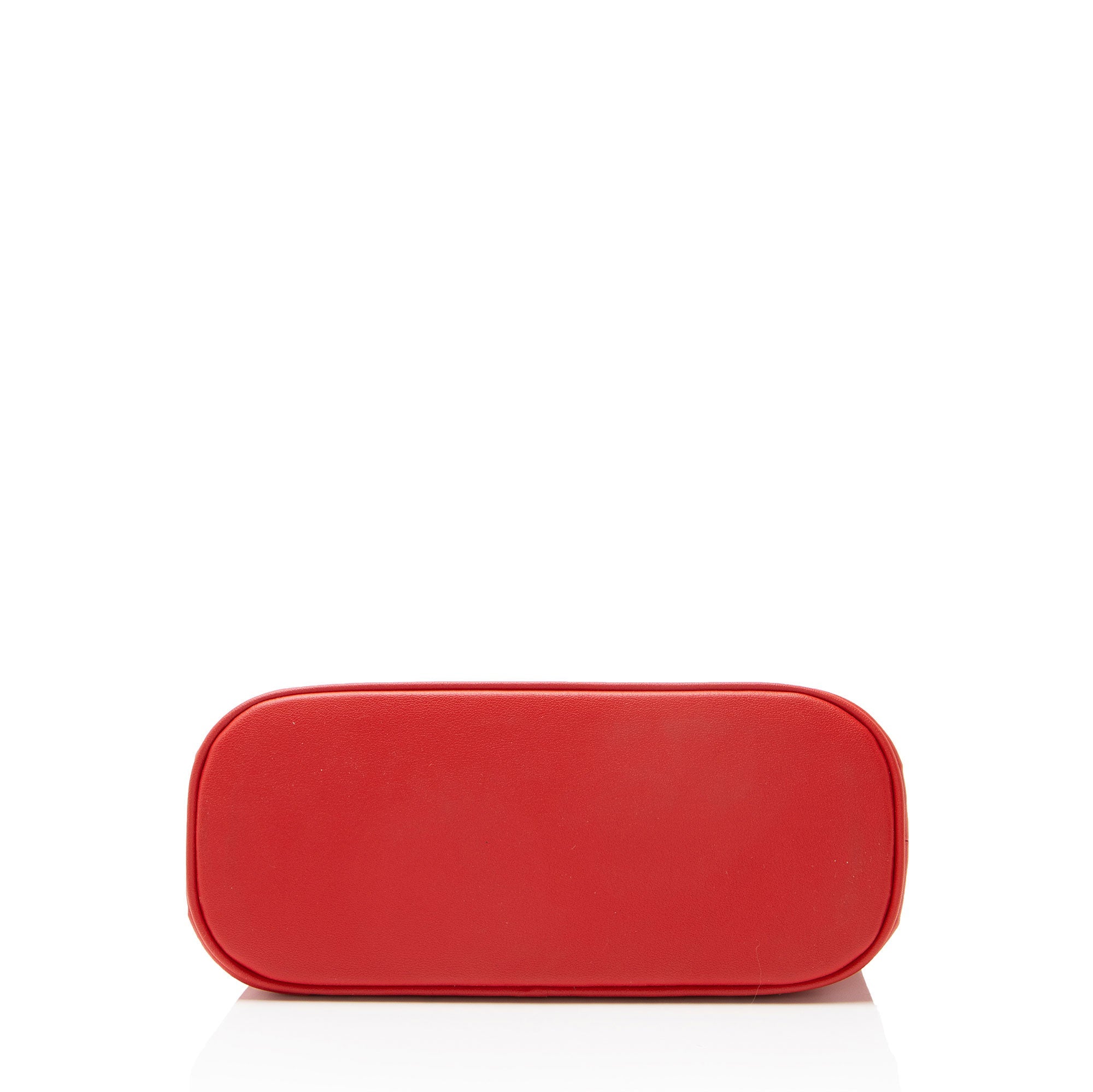 Ferragamo Leather Structured Gancini Chain Mini Bag