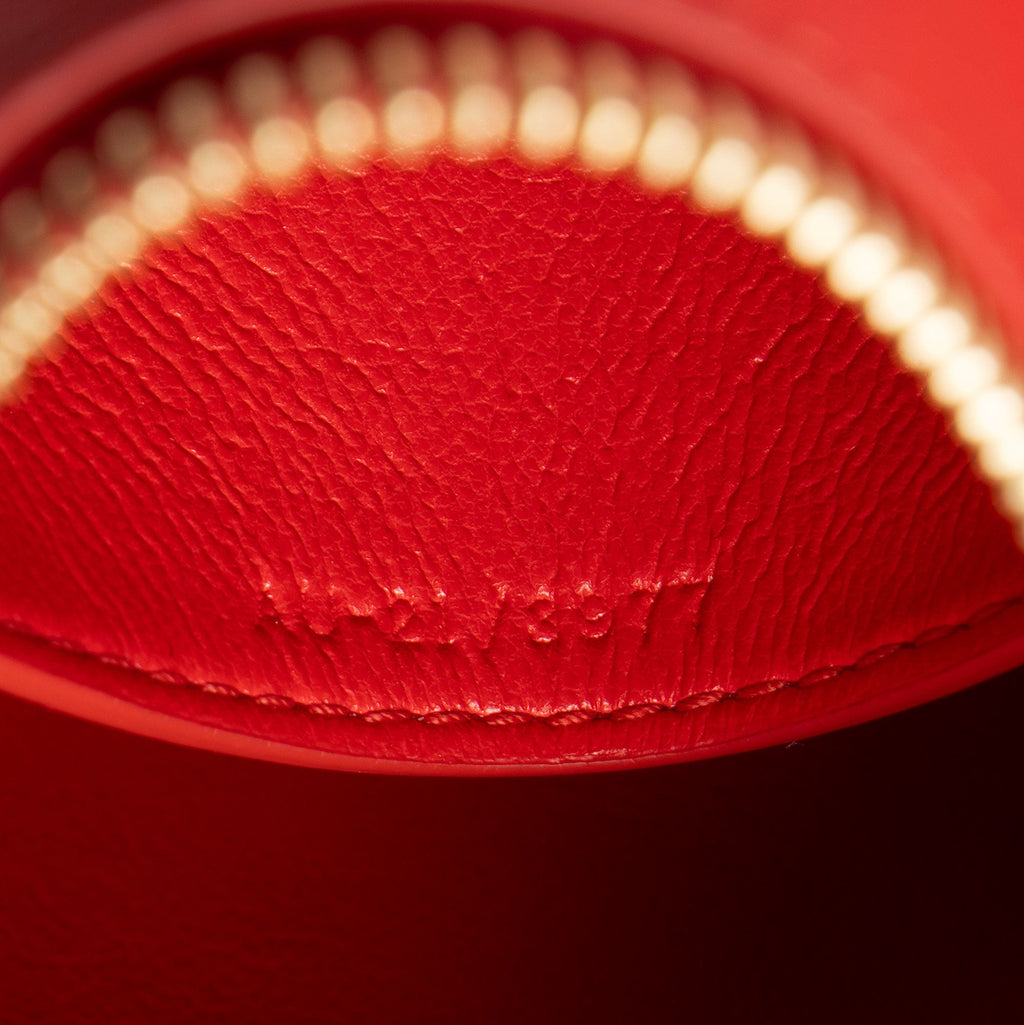 Ferragamo Leather Structured Gancini Chain Mini Bag