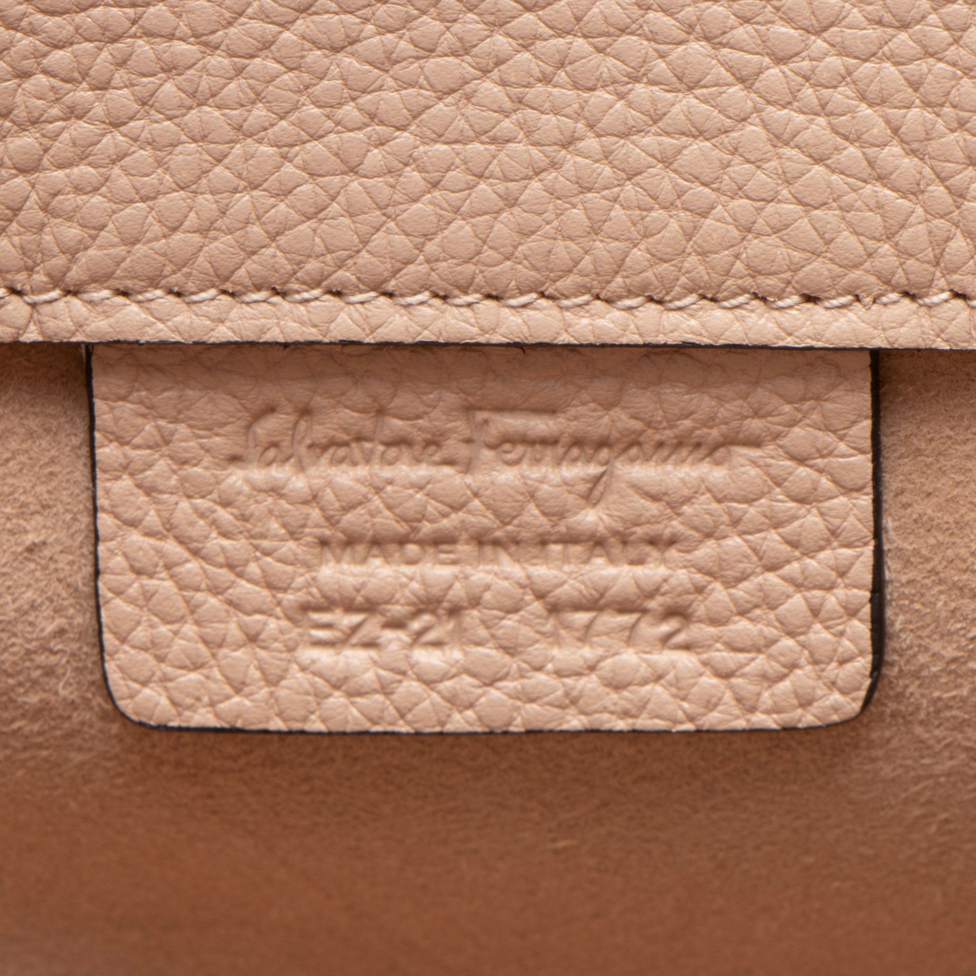 Ferragamo Leather Studio Large Satchel