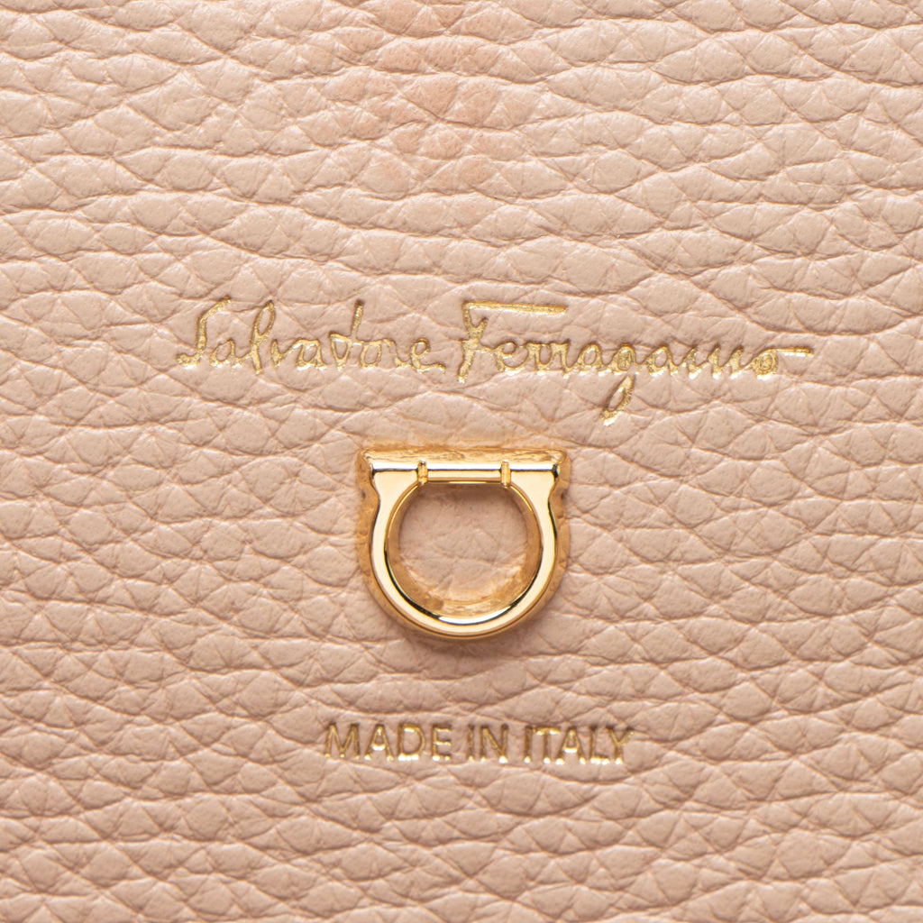 Ferragamo Leather Studio Large Satchel