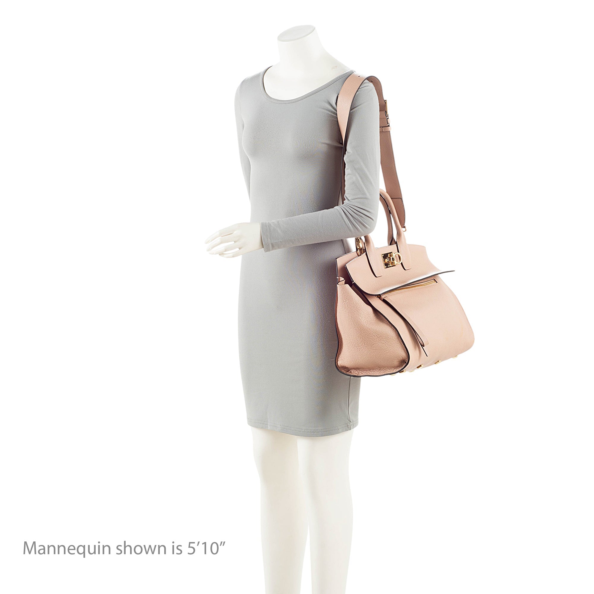 Ferragamo Leather Studio Large Satchel