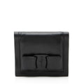 Ferragamo Leather Viva Bow Compact Wallet