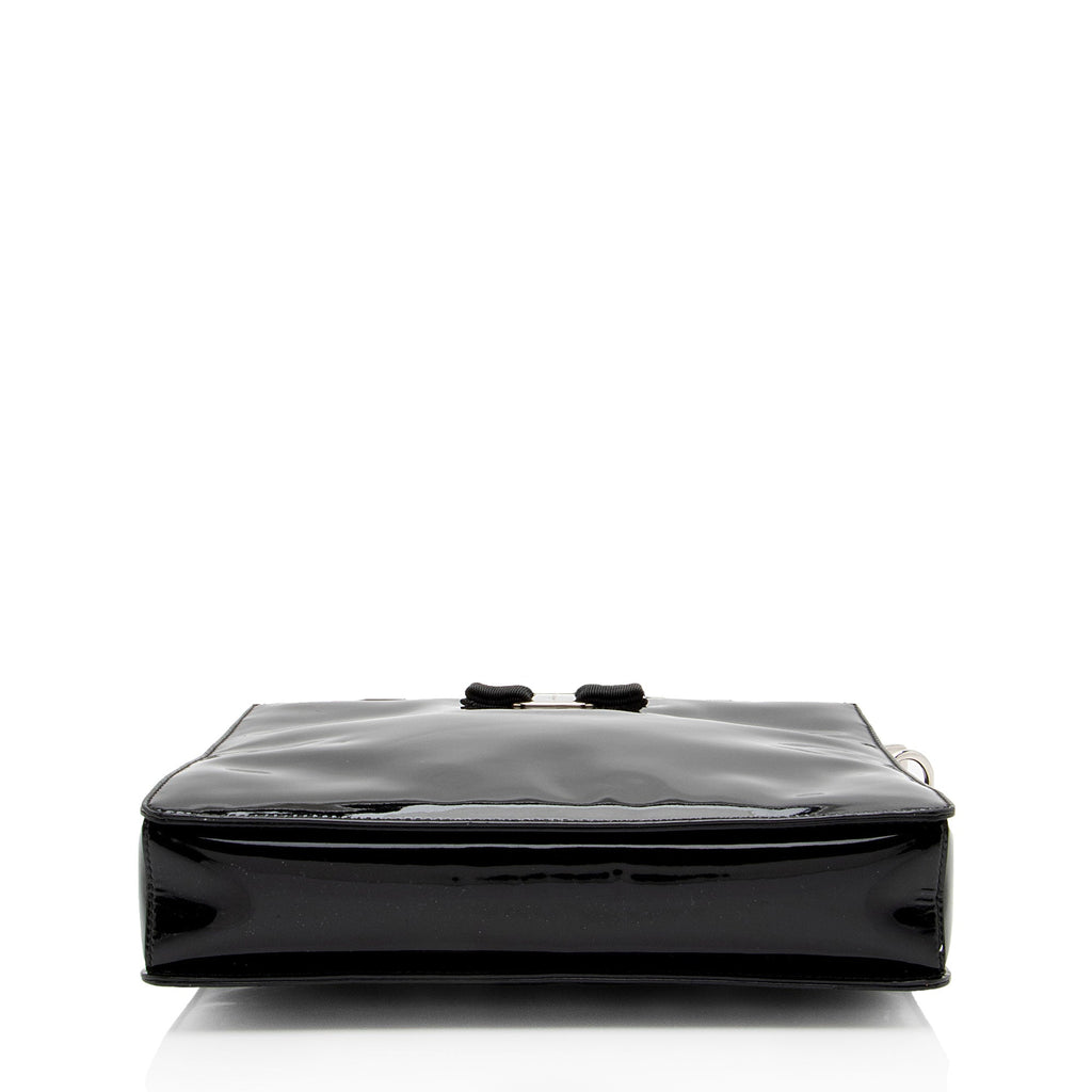 Ferragamo Patent Leather Vara Tracy Tote