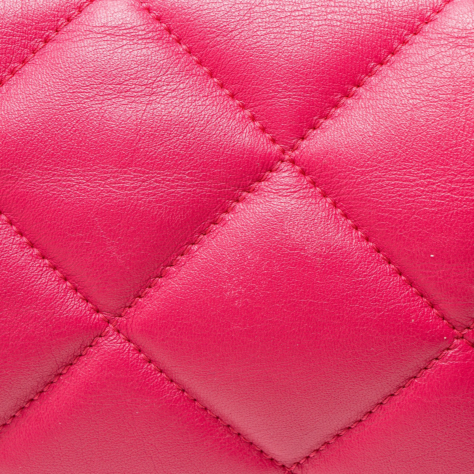 Ferragamo Quilted Leather Soft Vara Medium Shoulder Bag