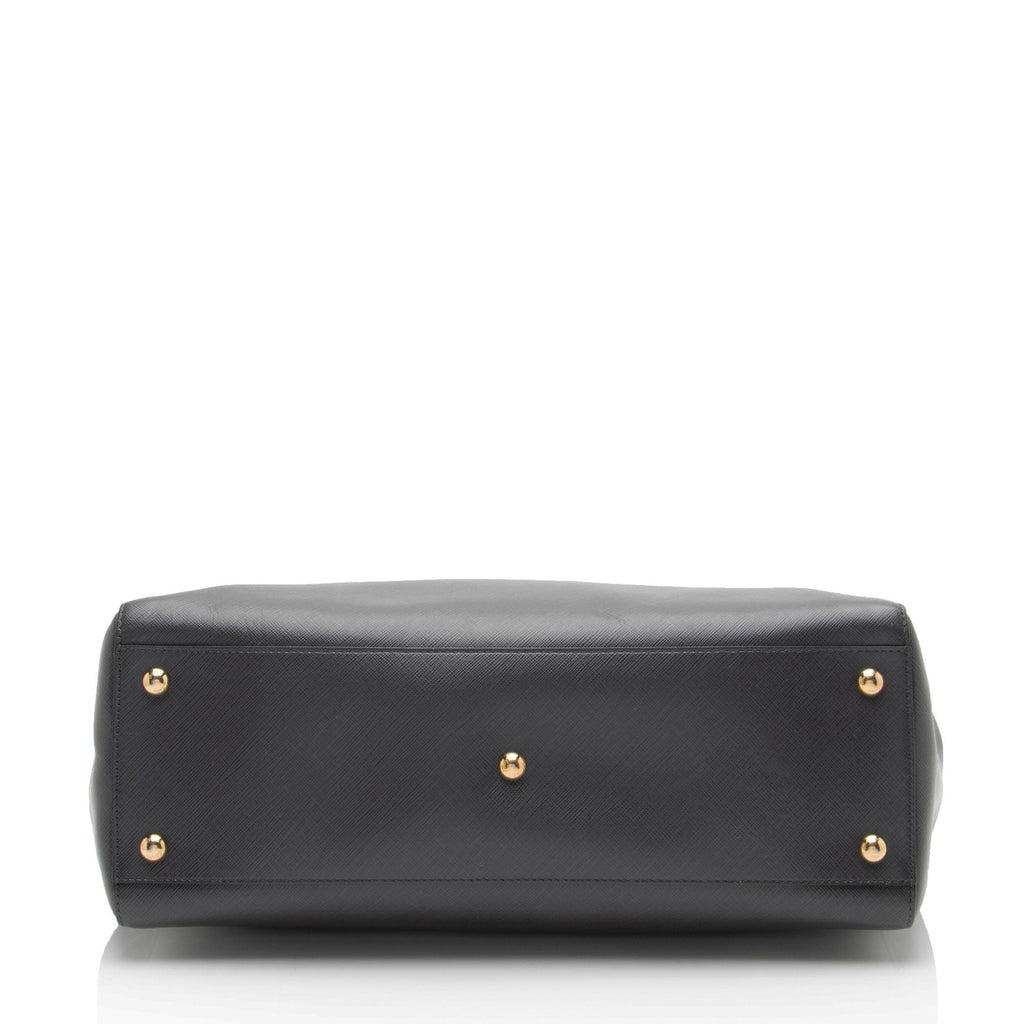 Ferragamo Saffiano Leather Vara Melike Tote