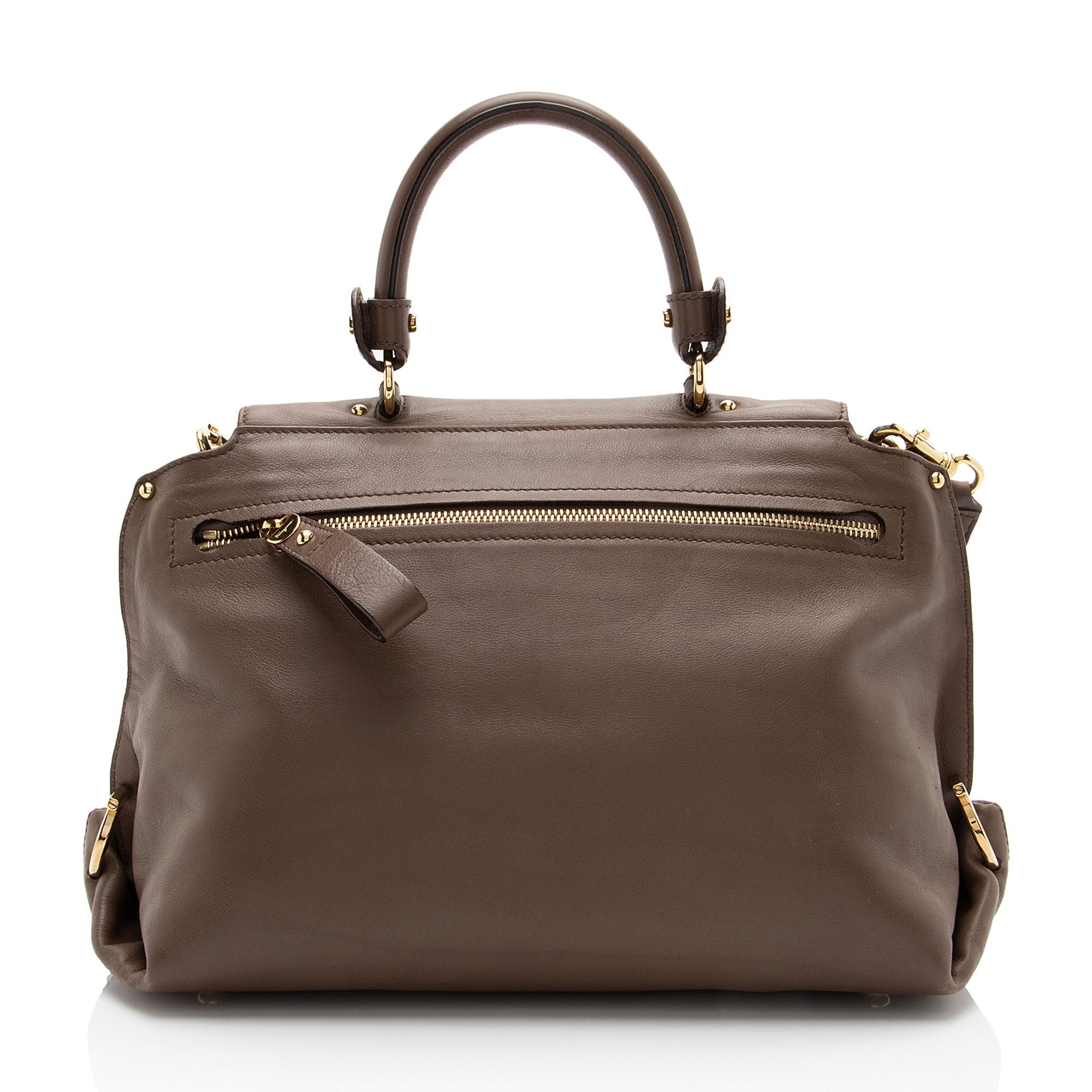 Ferragamo Smooth Calfskin Sofia Medium Top Handle