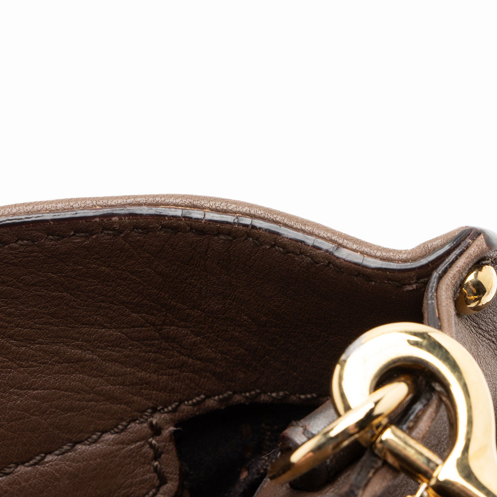 Ferragamo Smooth Calfskin Sofia Medium Top Handle