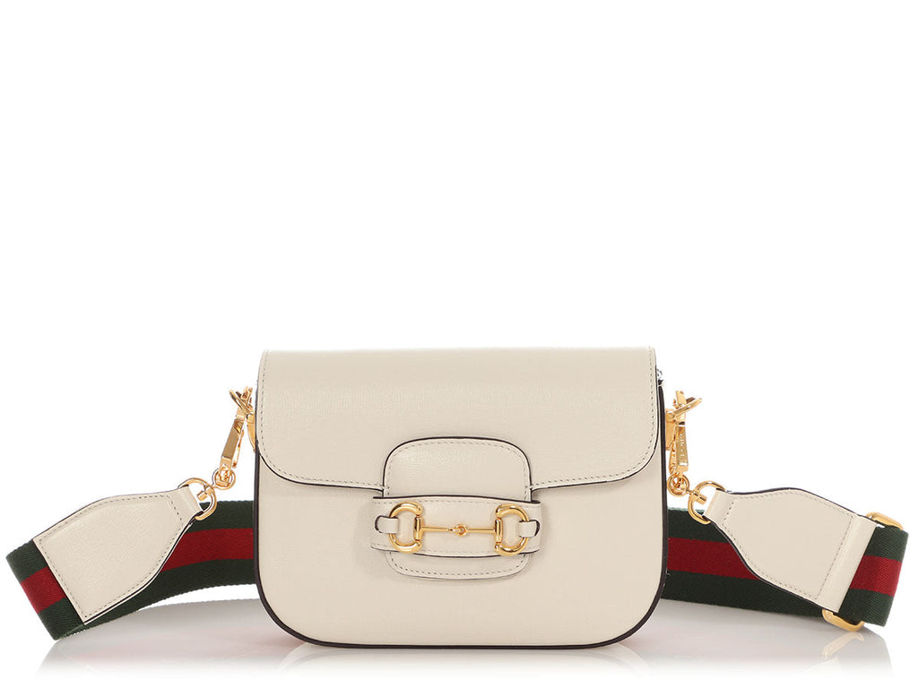 Gucci Mini Mystic White Web Horsebit 1955 Shoulder Bag