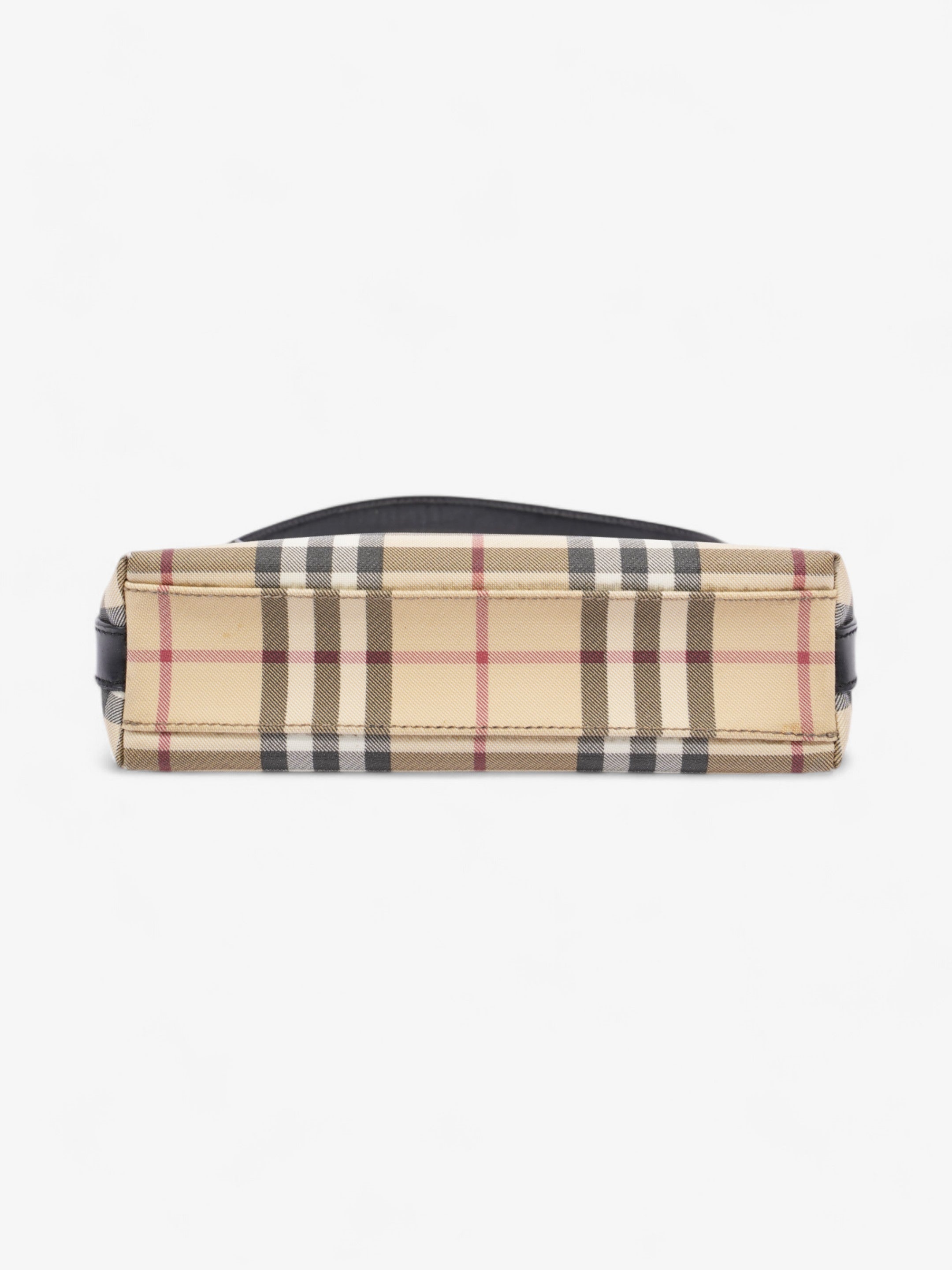 Burberry Check Shoulder Bag Nova Check / Black Coated Canvas