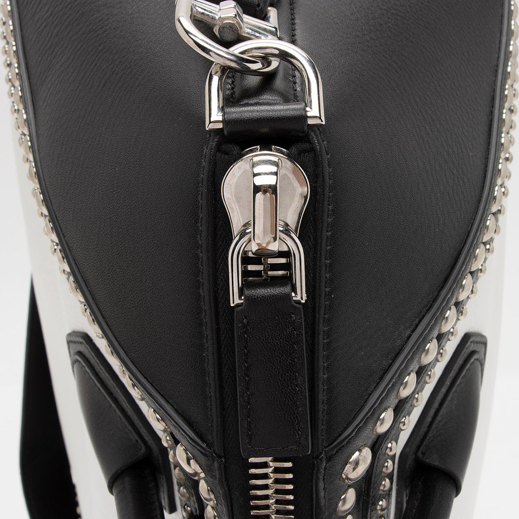 Givenchy Calfskin Bi Color Studded Antigona Medium Satchel
