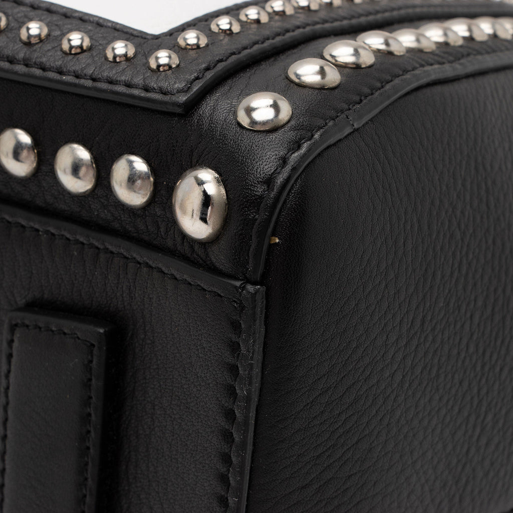 Givenchy Calfskin Bi Color Studded Antigona Medium Satchel