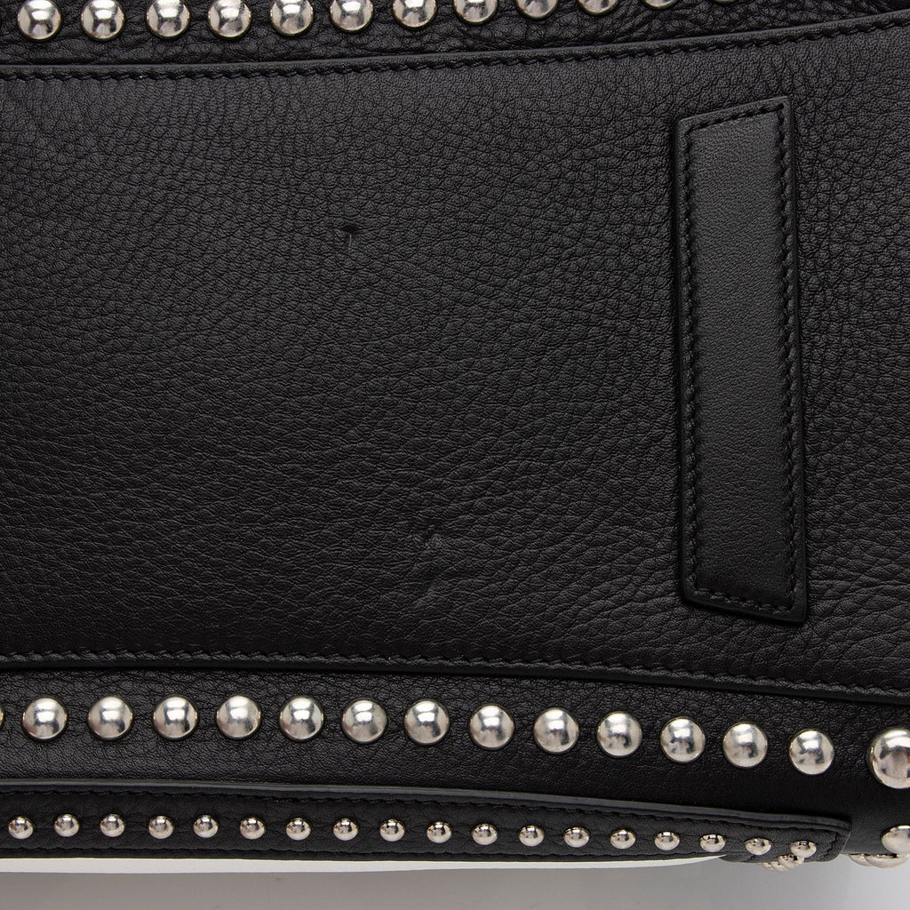 Givenchy Calfskin Bi Color Studded Antigona Medium Satchel