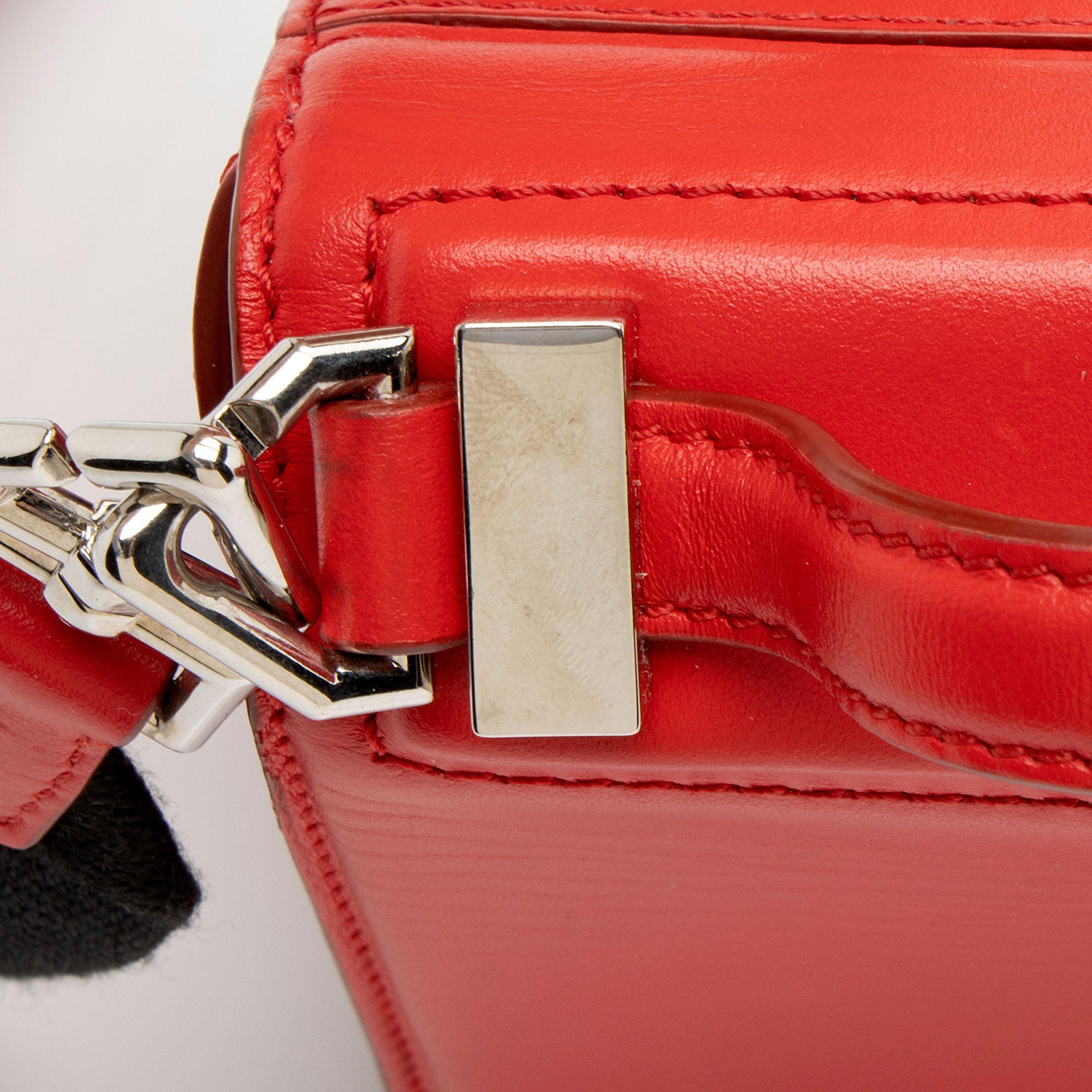Givenchy Calfskin Pandora Box Logo Strap Mini Shoulder Bag
