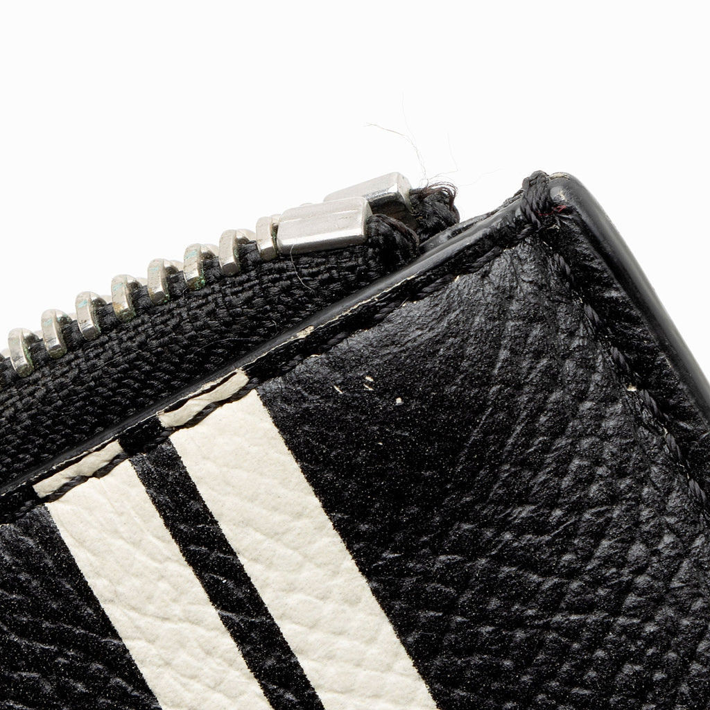 Givenchy Calfskin Striped Zip Pouch