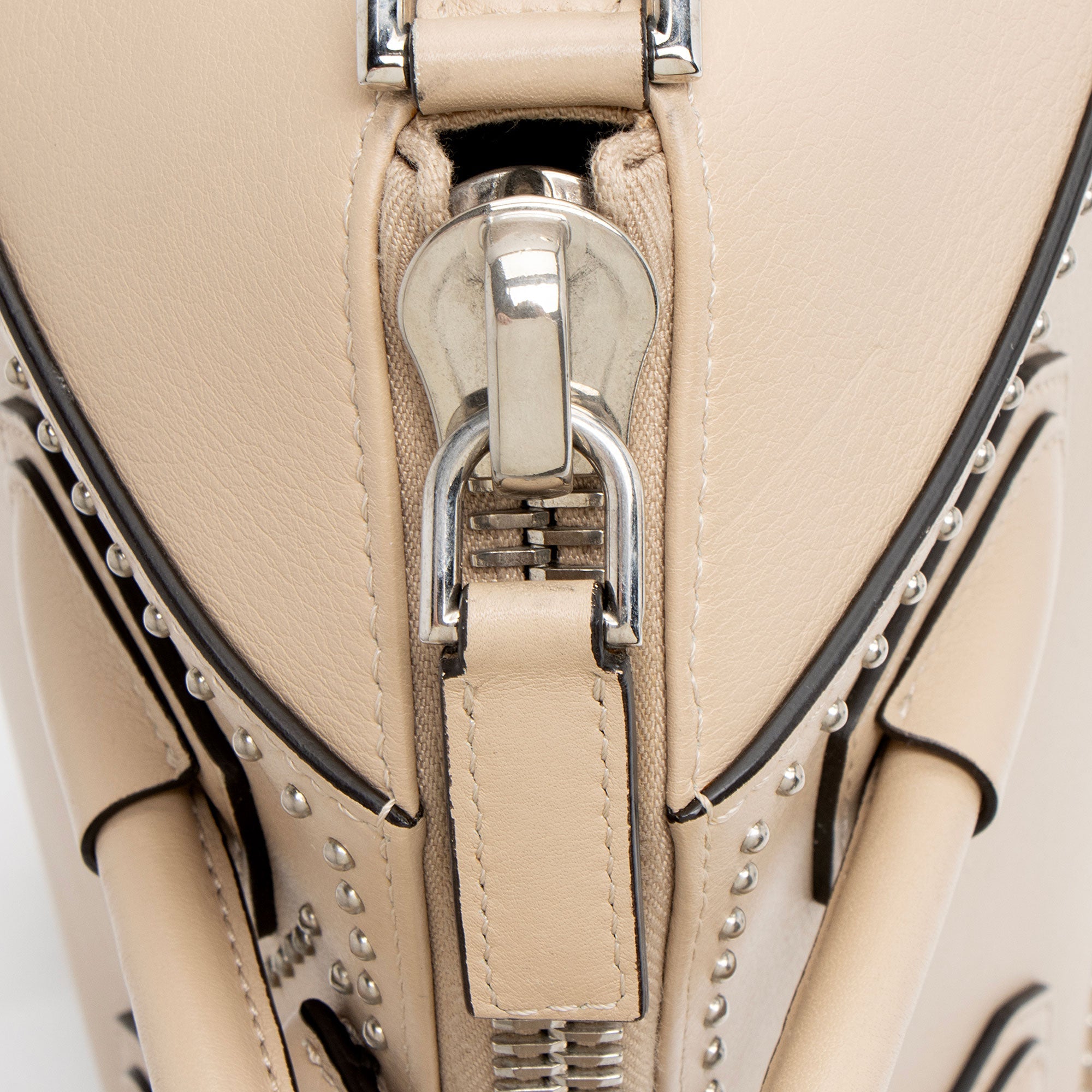 Givenchy Calfskin Studded Antigona Small Satchel