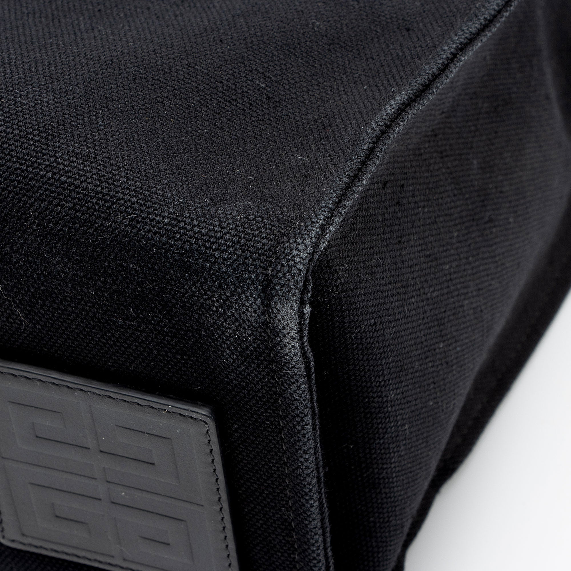 Givenchy Canvas Logo Medium Shopper Tote