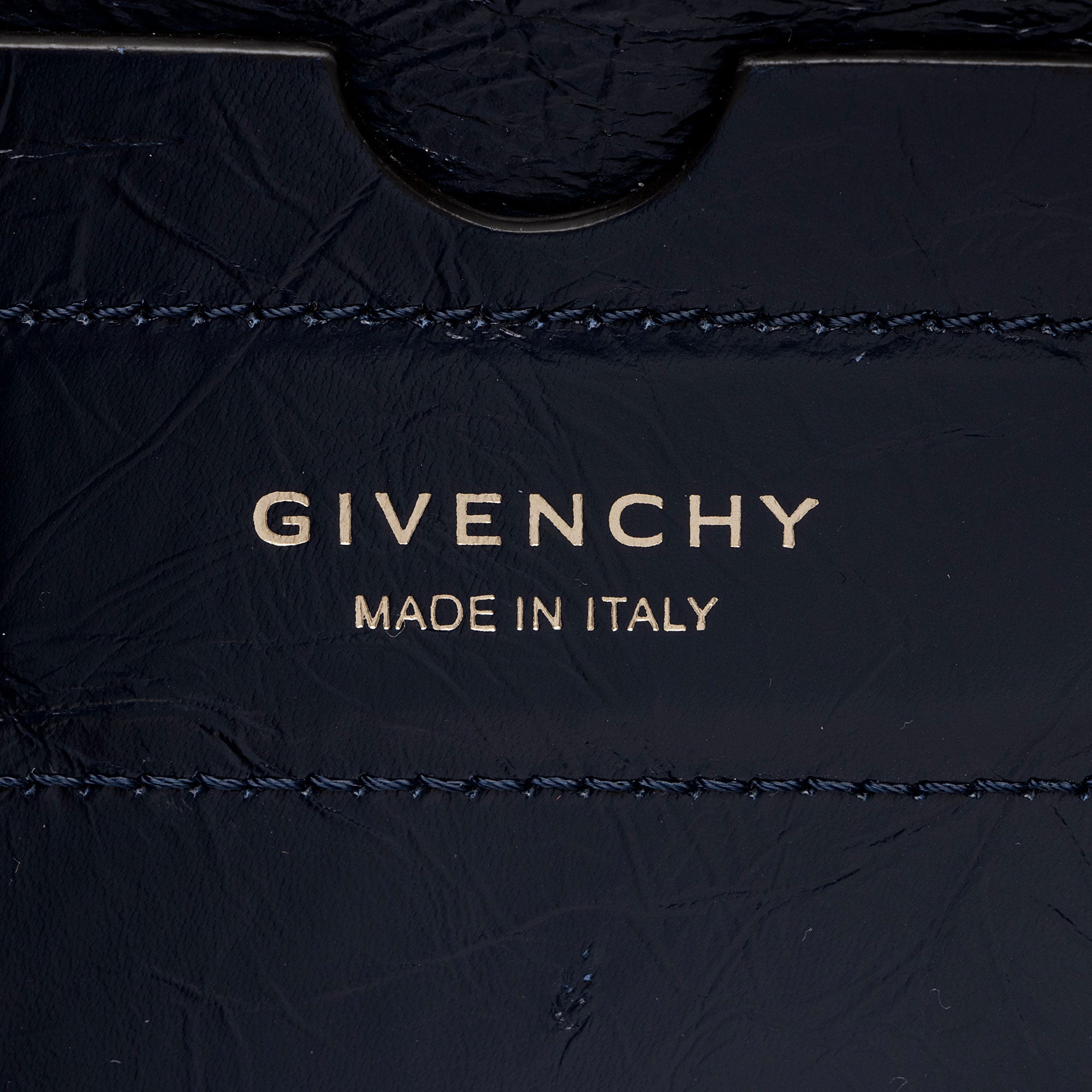 Givenchy Crinkled Patent Leather ID Medium Flap Bag (SHF-ElRXOM)