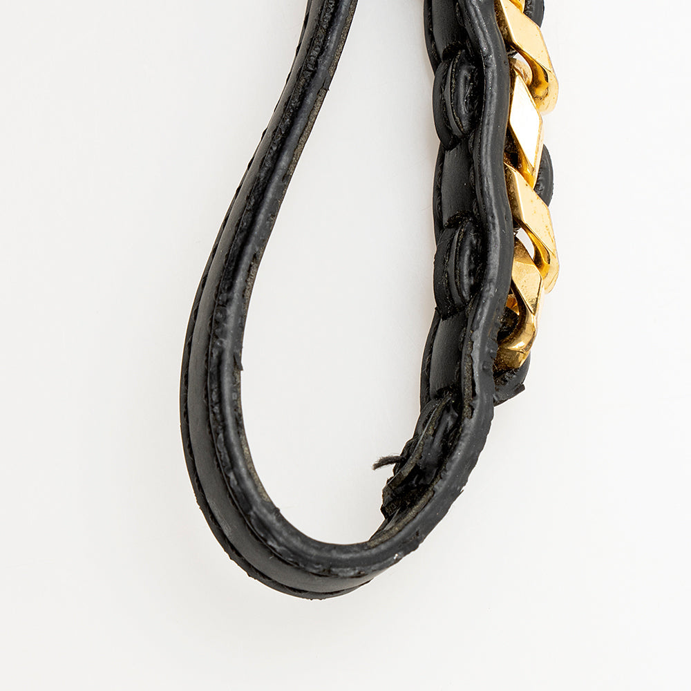 Givenchy Rubber Effect Calfskin Pandora Wristlet (SHF-19457)