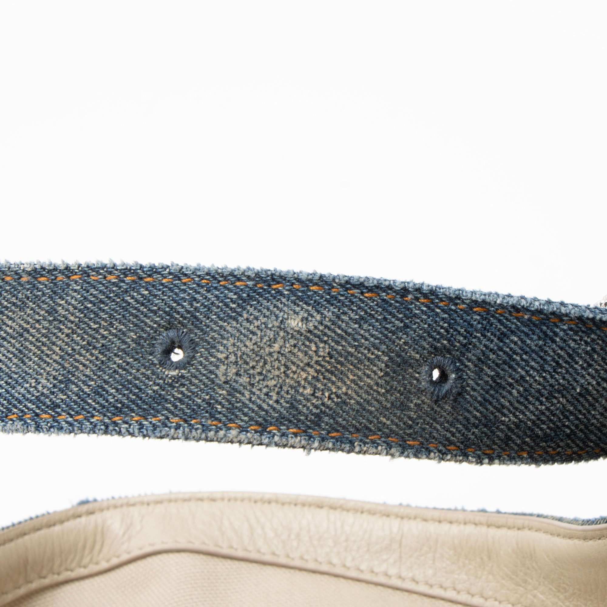 Givenchy Washed Denim Voyou Medium Shoulder Bag
