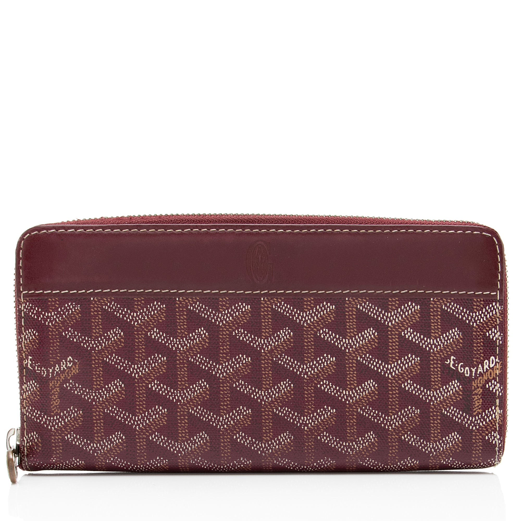 Goyard Goyardine Canvas Matignon GM Zip Wallet