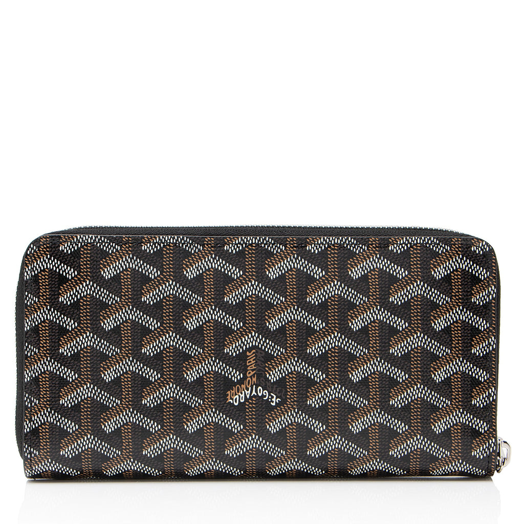 Goyard Goyardine Canvas Matignon GM Zip Wallet