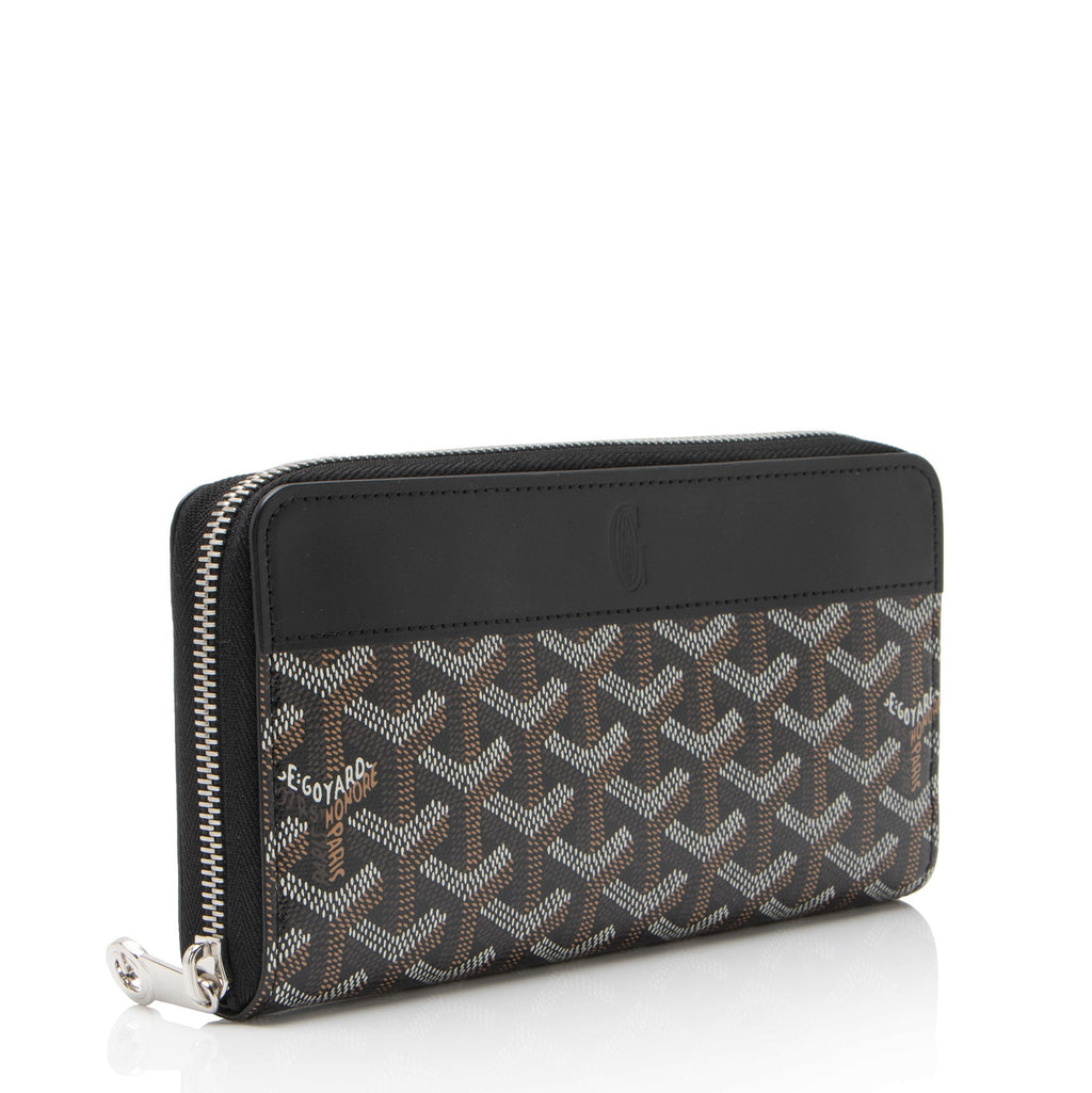Goyard Goyardine Canvas Matignon GM Zip Wallet