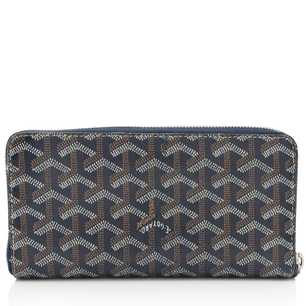 Goyard Goyardine Canvas Matignon GM Zip Wallet