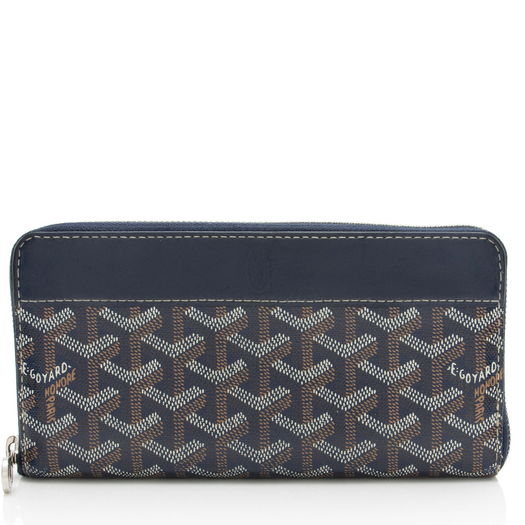 Goyard Goyardine Canvas Matignon GM Zip Wallet