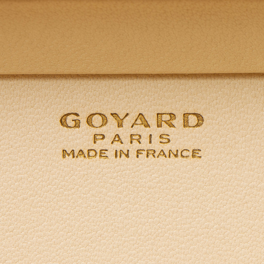Goyard Goyardine Canvas Minaudiere Trunk Shoulder Bag